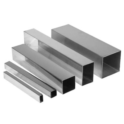 Un bon prix. 201 430 304 Tubes rectangulaires en acier inoxydable Tubes carrés creux en acier inoxydable en ligne
